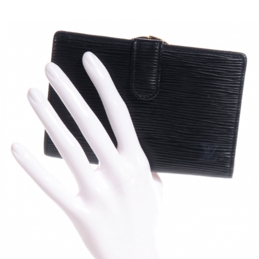 Authentic Louis Vuitton Black Epi Wallet